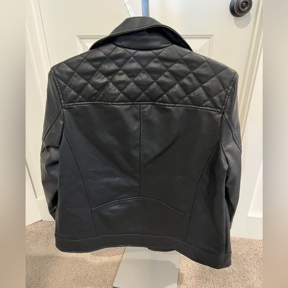 Universal Thread Black Faux Leather Jacket Womens S - Picture 4 of 4
